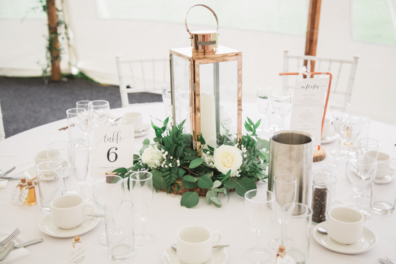 Table centres - greenery