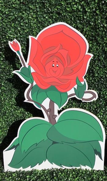 Thumbnail: Alice in Wonderland Flowers Stand-Up Set Rental