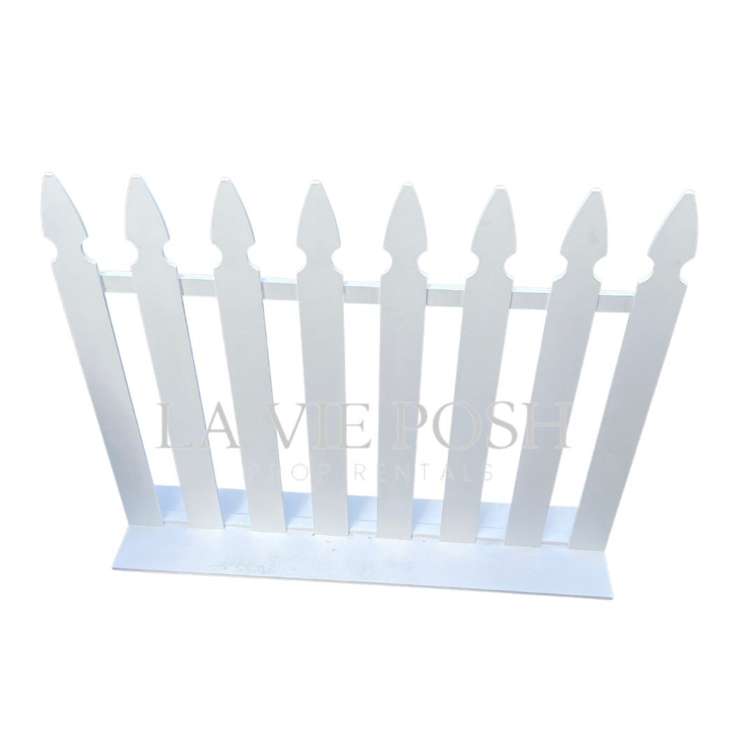 Set of Two White Picket Fence Rental