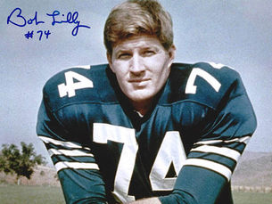 Signed photo of Dallas Cowboys defensive tackle Bob Lilly
