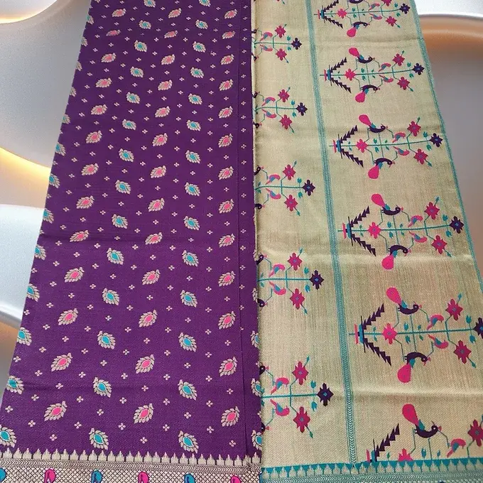 Thumbnail: Divya Paithani Silk Saree