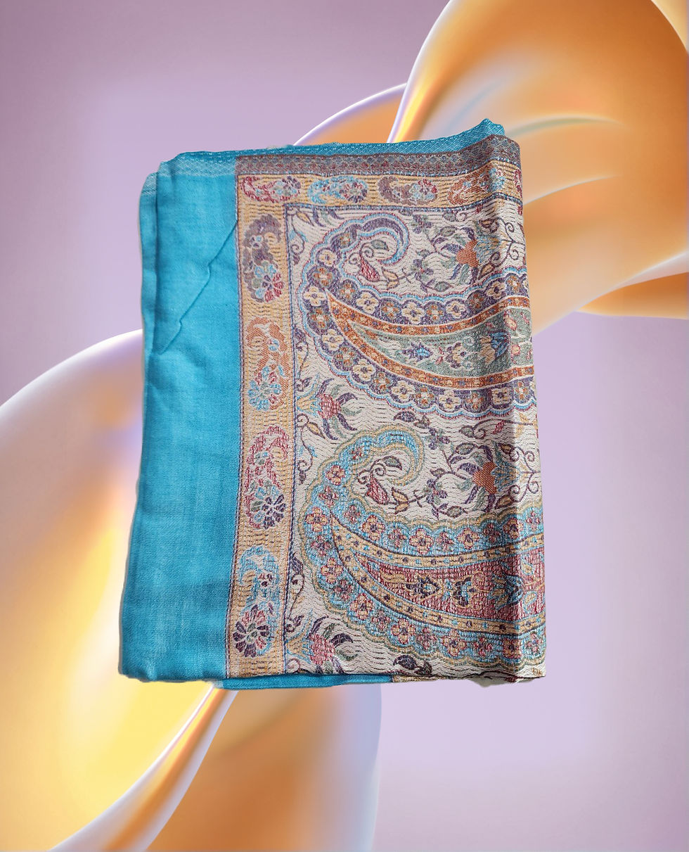 Exclusive Kashmiri Silk Shawl