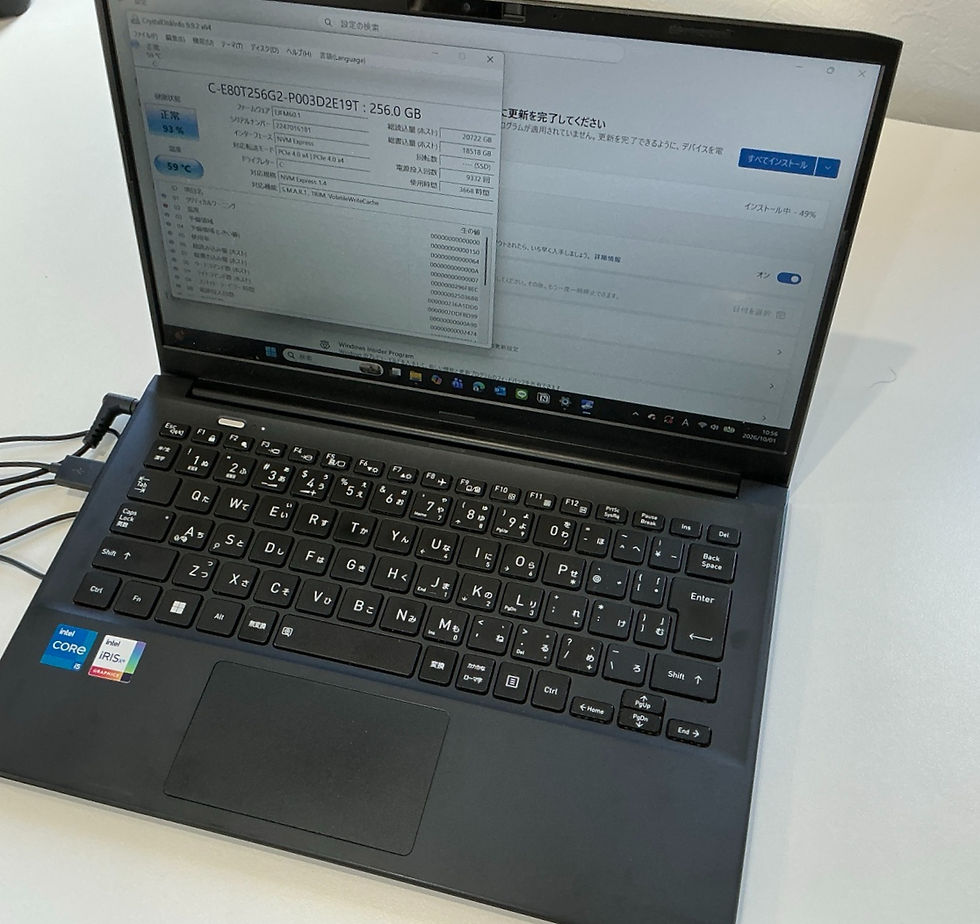 dynabook SJ73のノートパソコン