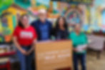 (From left to right: Gregoria Galarza, Marshall Militano, State Senator Analise Ortiz, Irma Lopez)