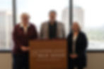 From left to right: Patty Hansen, Alex Gulotta, and Lin Ogburn.