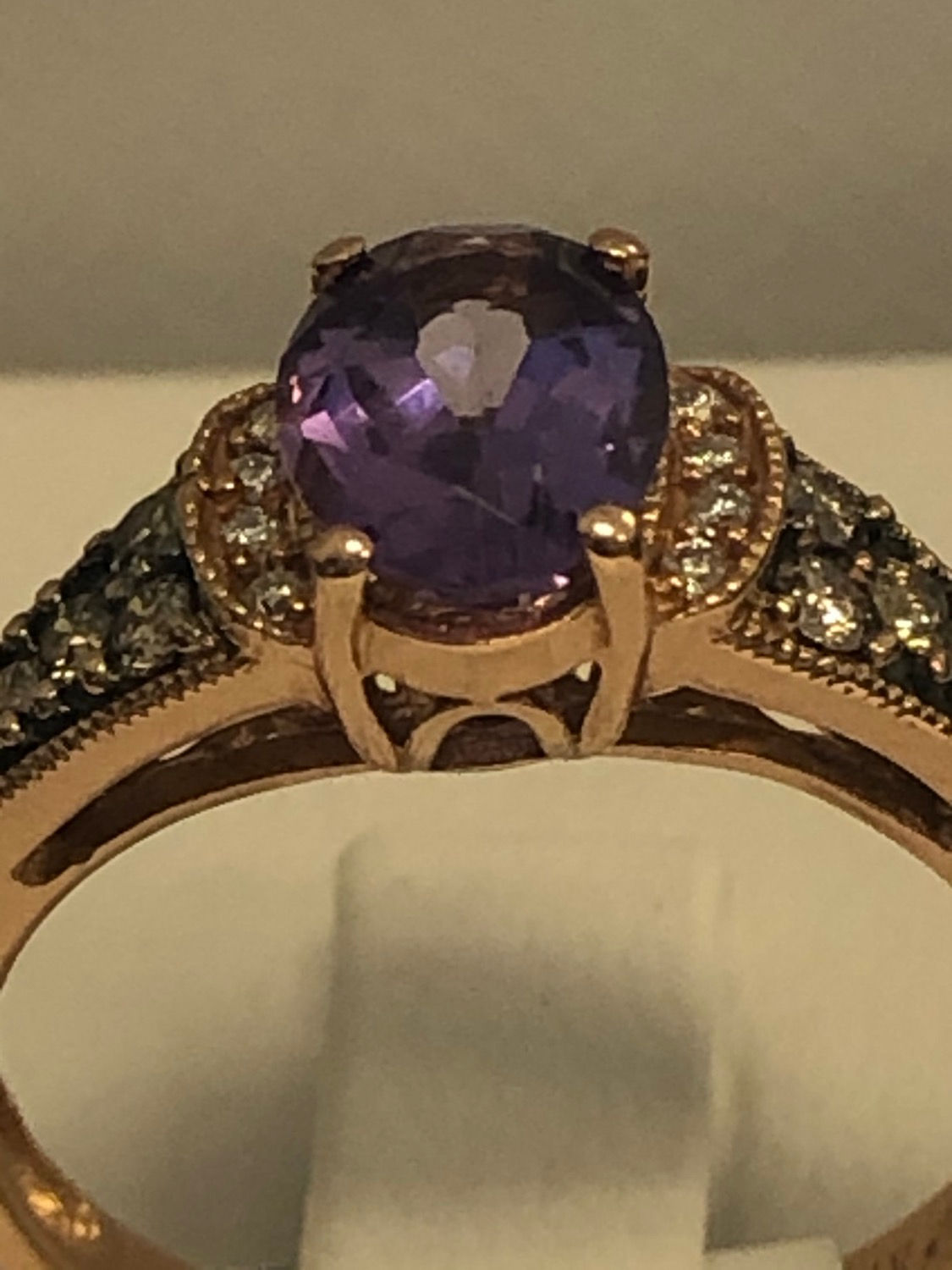 Amethyst Levian Ring 