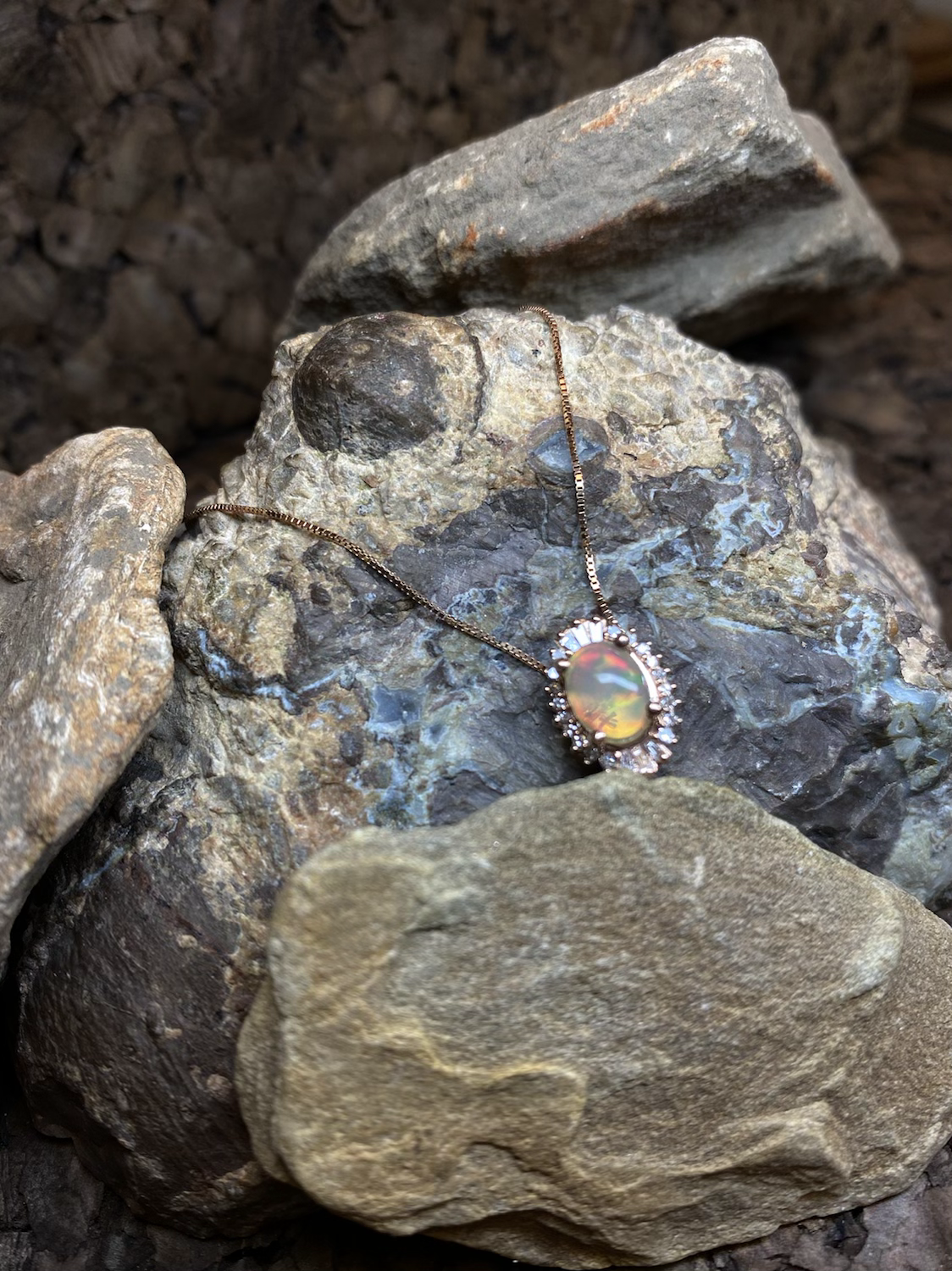 Ethiopian Opal necklace
