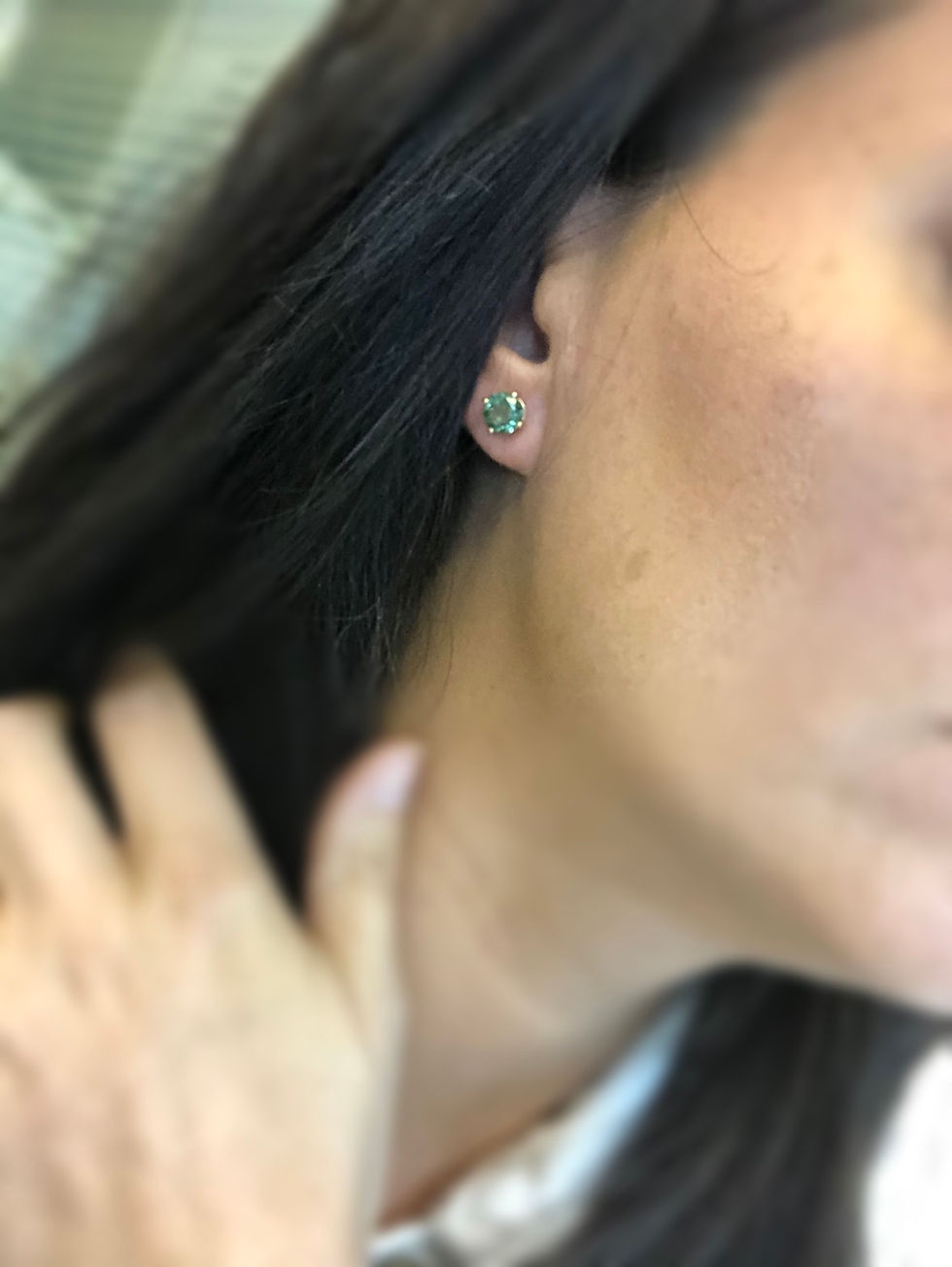 Thumbnail: Tourmaline Stud Earrings 