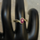 Thumbnail: Oval ruby twist ring