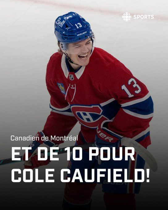 et de 10 pour Caufield