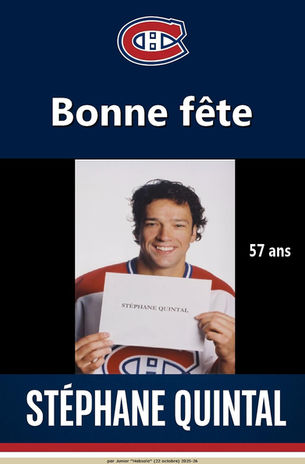 Bonne fête Stephane Quintal