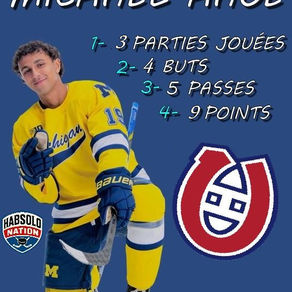 Michael Hage : Deux buts, une soirée qui parle fort