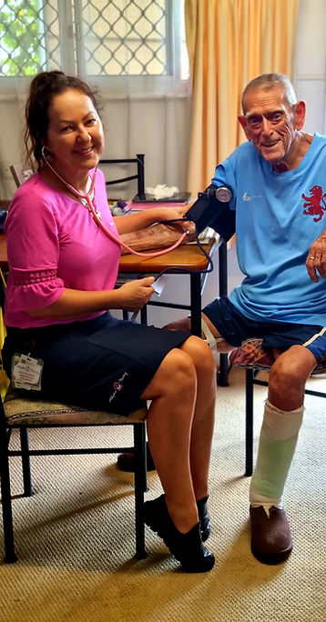 Kerry with Client