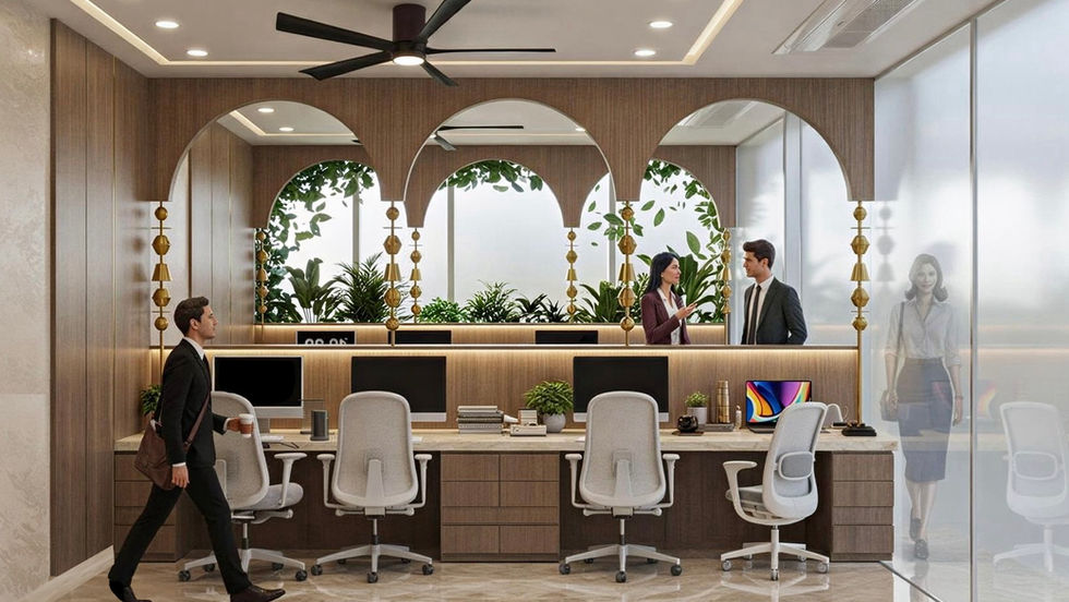 Staff work area 1st and 2nd second floor