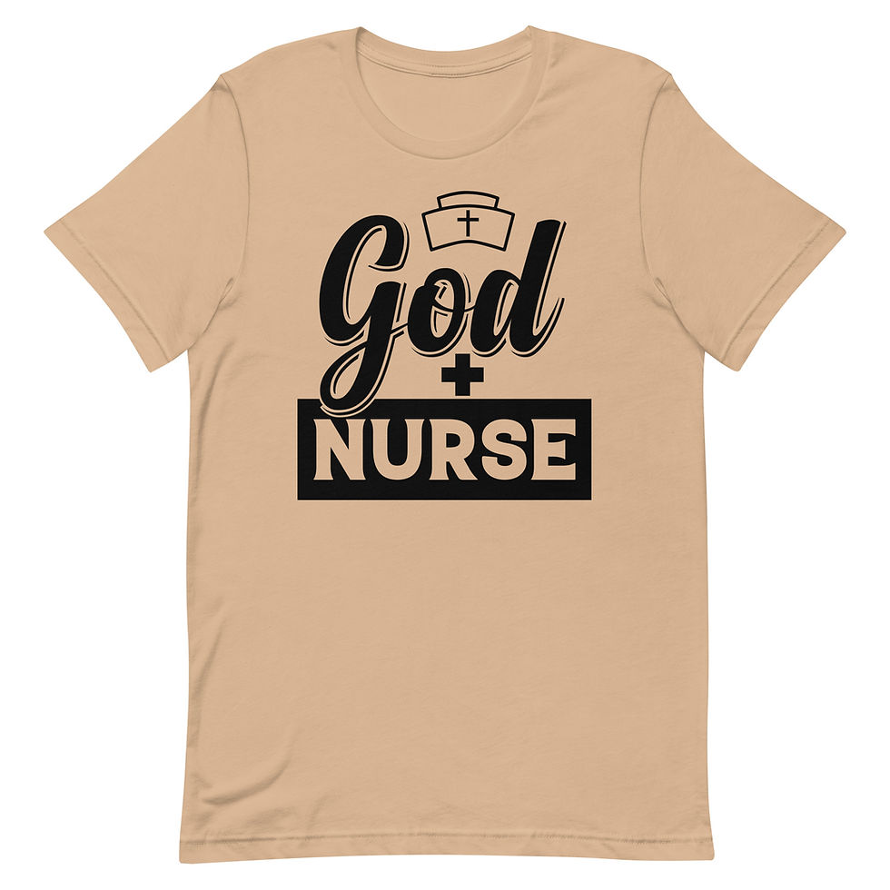 Thumbnail: God + Nurse Unisex t-shirt