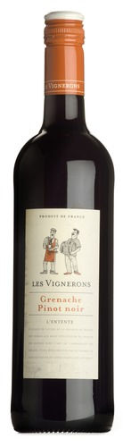 2021 GRENACHE/PINOT NOIR, LES VIGNERONS, VIN DE FRANCE, 75cl
