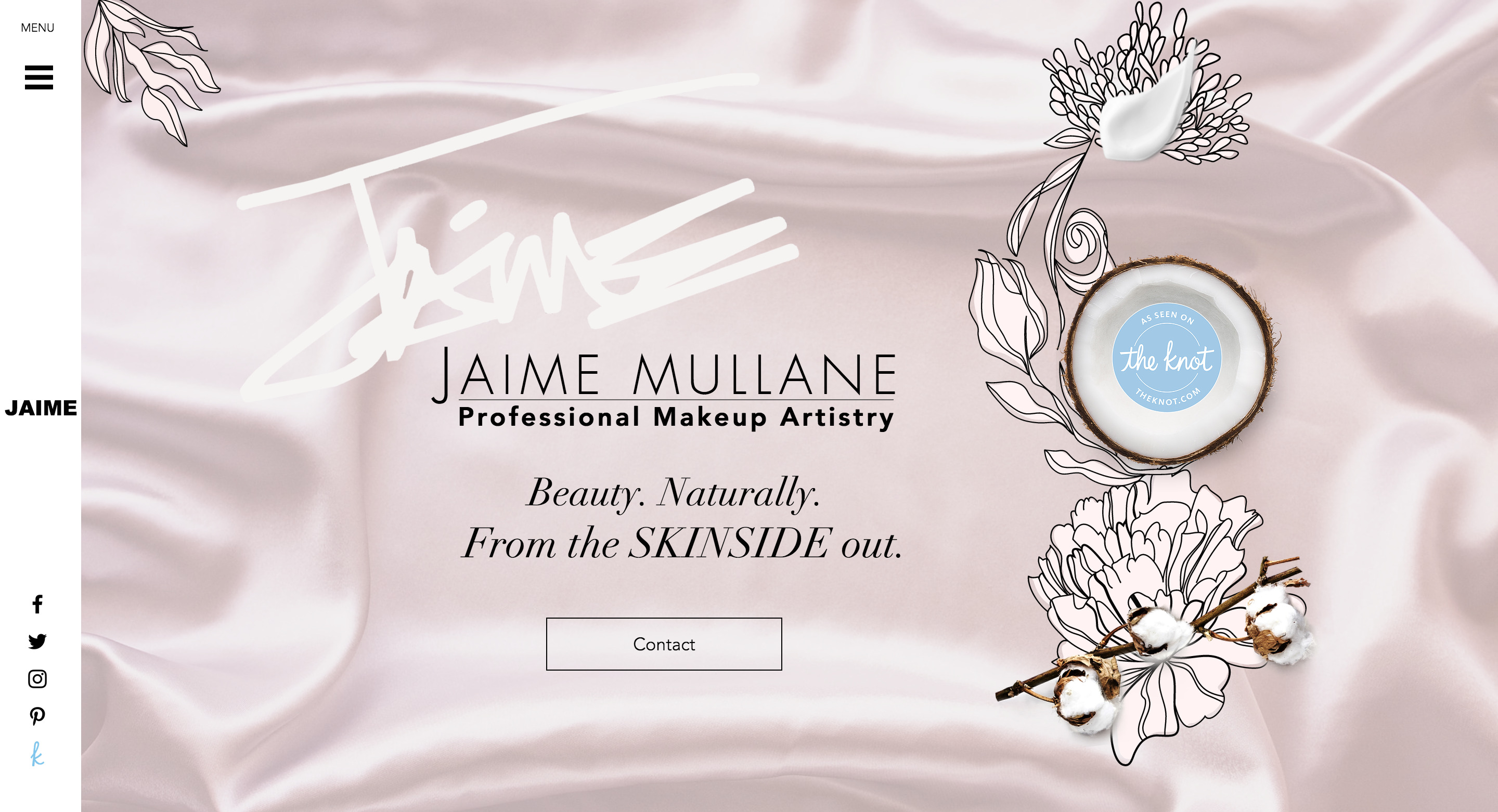 Website for Makeup Artist