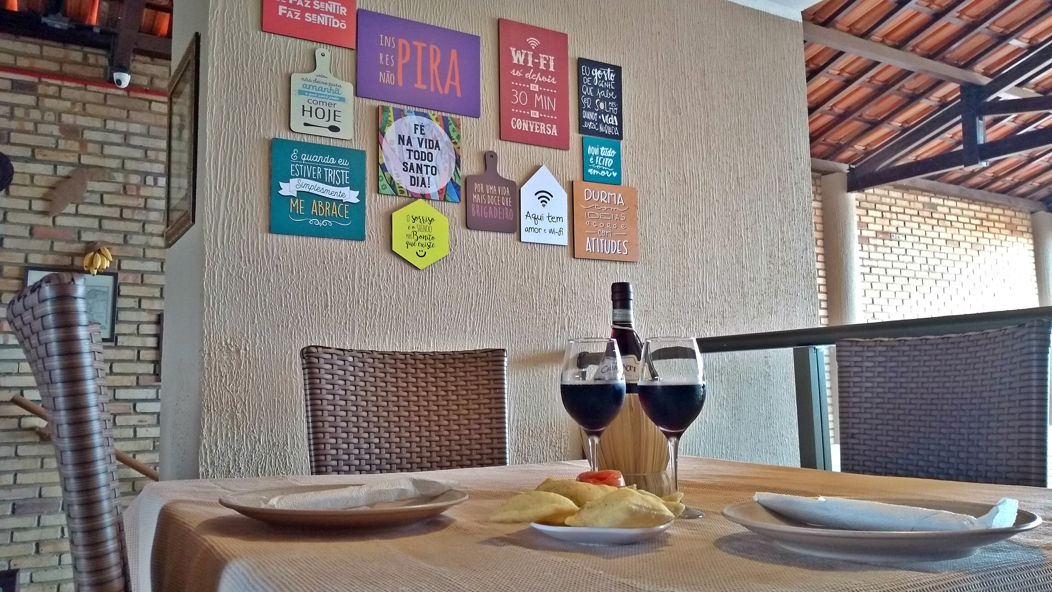 Um bom vinho!