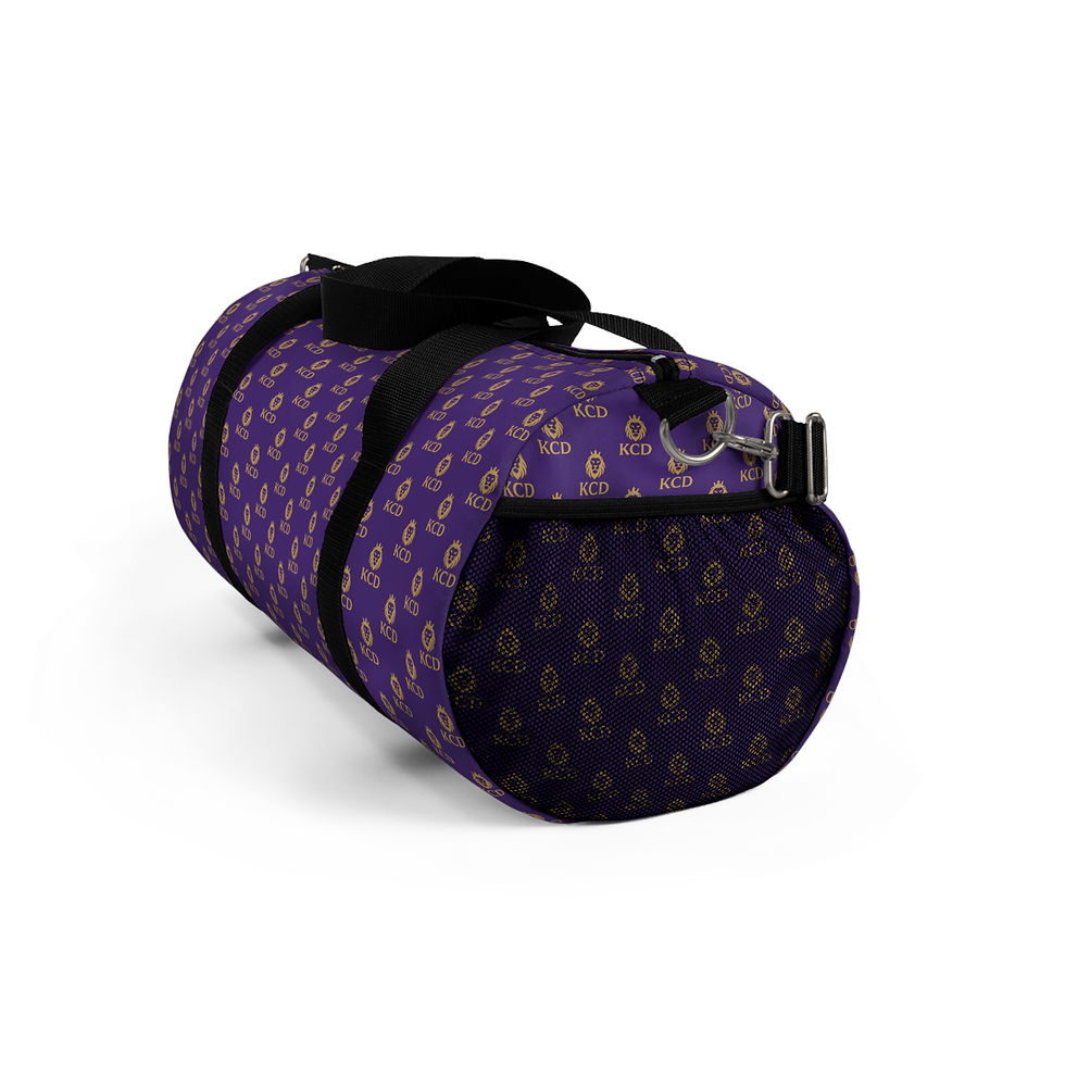 Thumbnail: Purple Duffel Bag w/KCD Logo Pattern