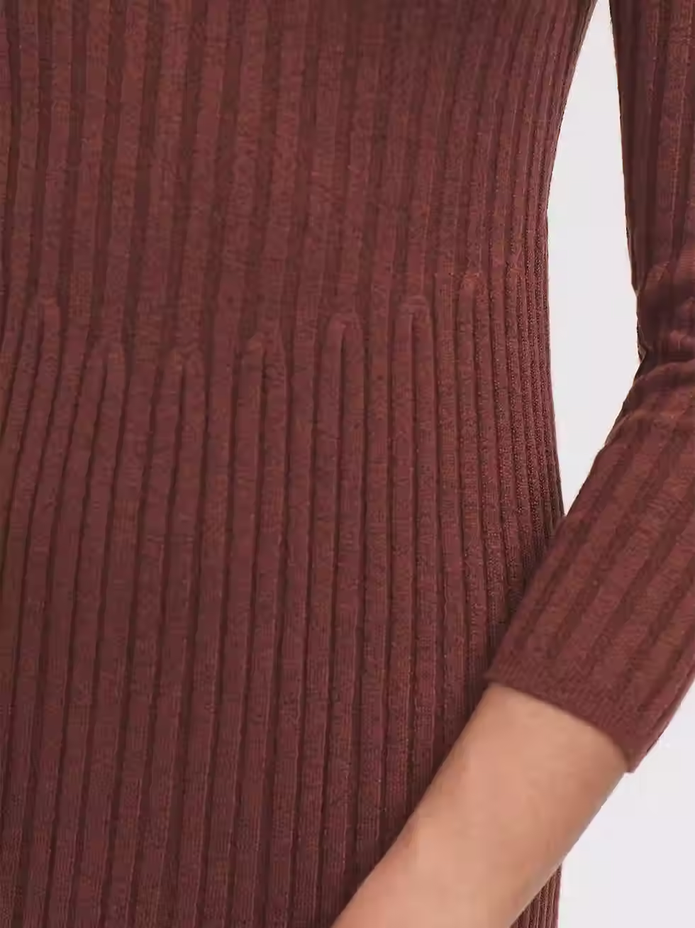 Miniature : Nice Things - Robe en maille plissée col polo