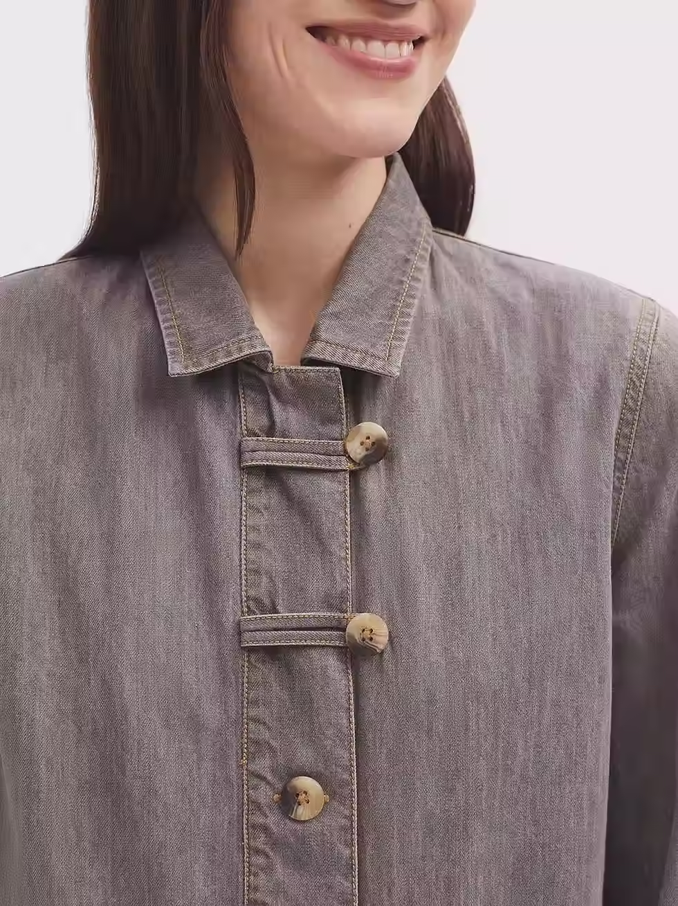 Miniature : Nice things - Veste jean gris
