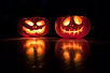 Glowing Jack-O'-Lanterns