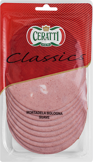 Mortadela CERATTI suave 150g KIT com 3 unidades CASA FIESTA R$ 15,54