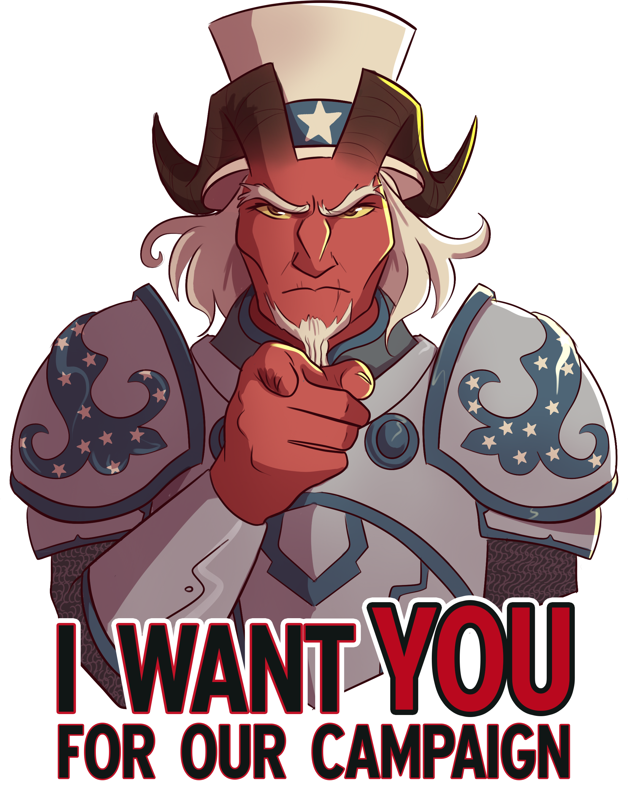 I want you for our campaign