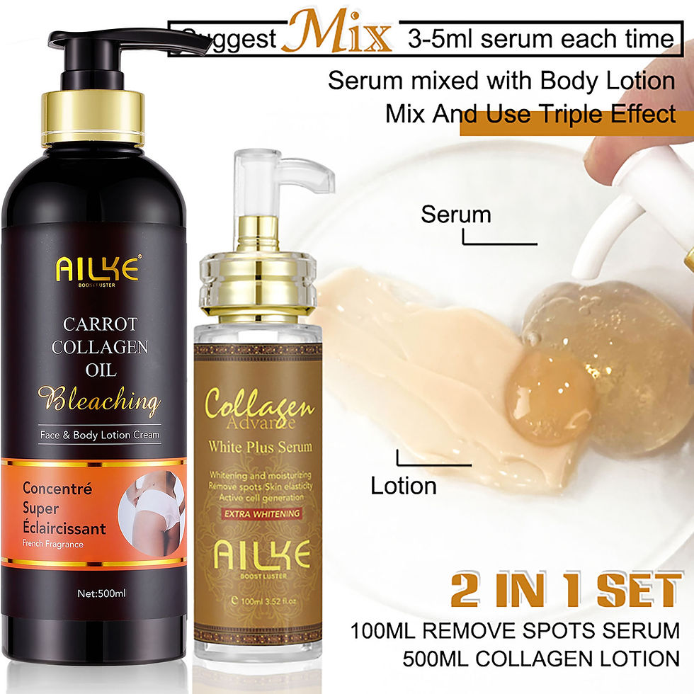 Thumbnail: AILKE Collagen Whitening Set, Moisturizer, Hydration, Dark Spot Removal, Brighte