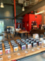 Ethica Coffee Roasters coffee shop and roastery coffee beans and seating