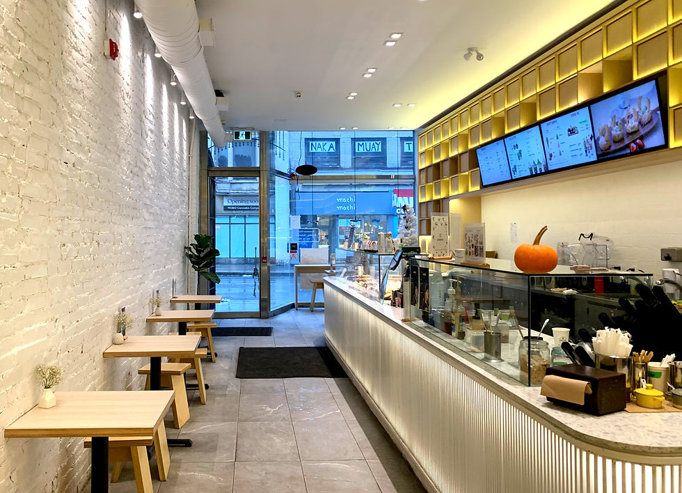 interior of Bloom Cafe Toronto