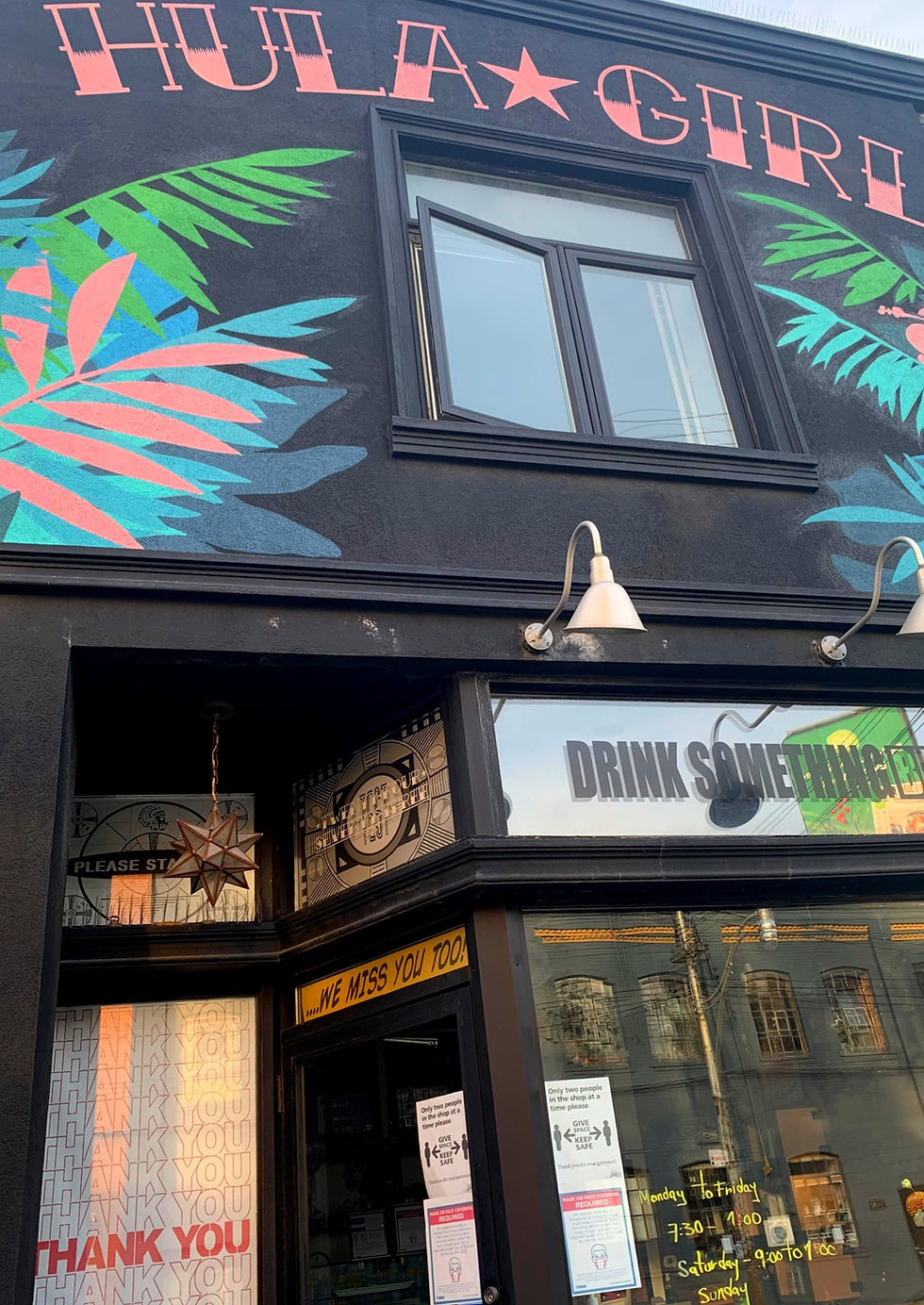 Hula Girl Espresso Boutique Junction Triangle coffee shop near Dundas West station