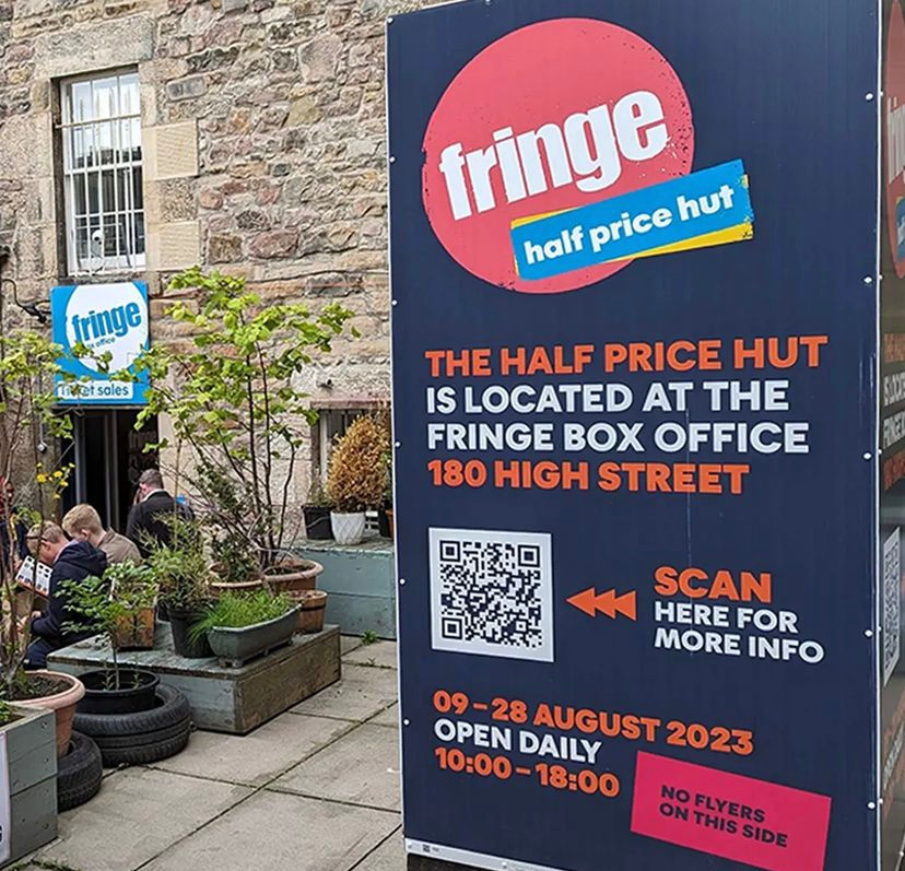 Edinburgh Fringe Festival Half Price Hut