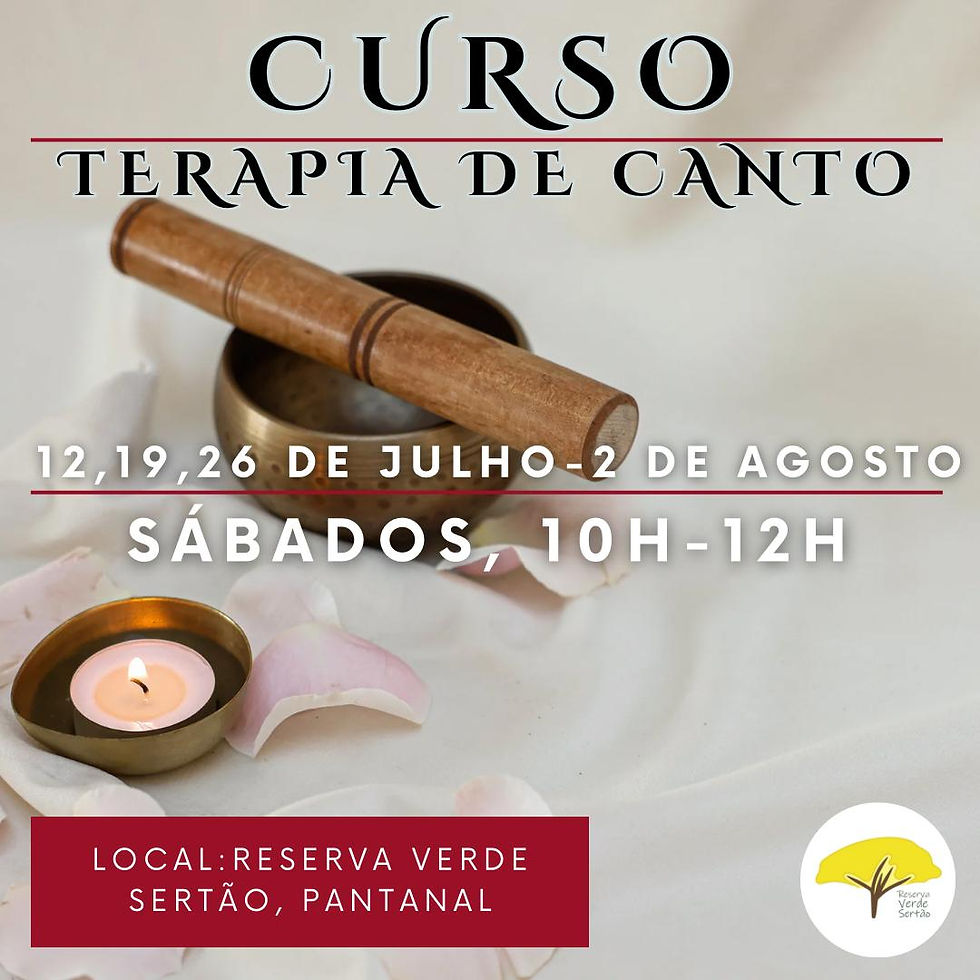 Curso de Terapia do Canto com Mariri Snigdha, da Índia 🇮🇳