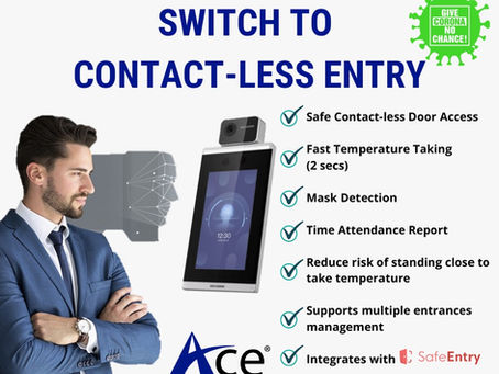 Thermal Scanner With Door Access System