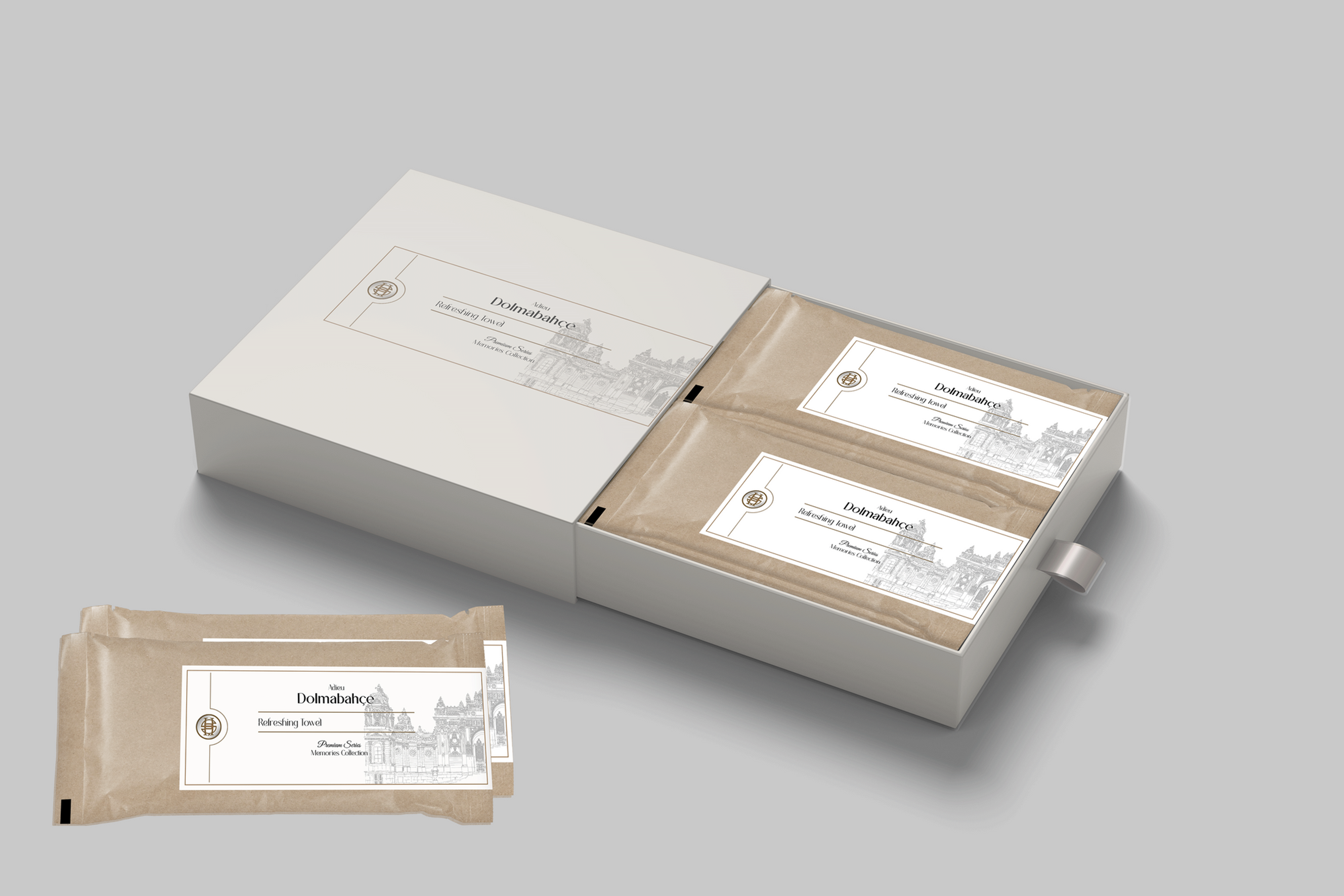 DOLMABAHÇE Kolonyalı Mendil