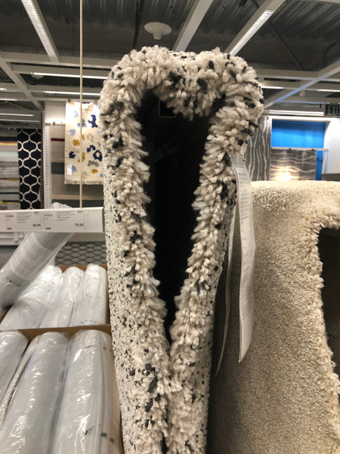 Heart of rug. Browsing around Ikea and saw this hanging rug on display.
