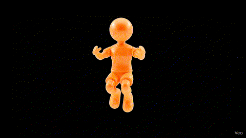 Jumping Foosball Figurine