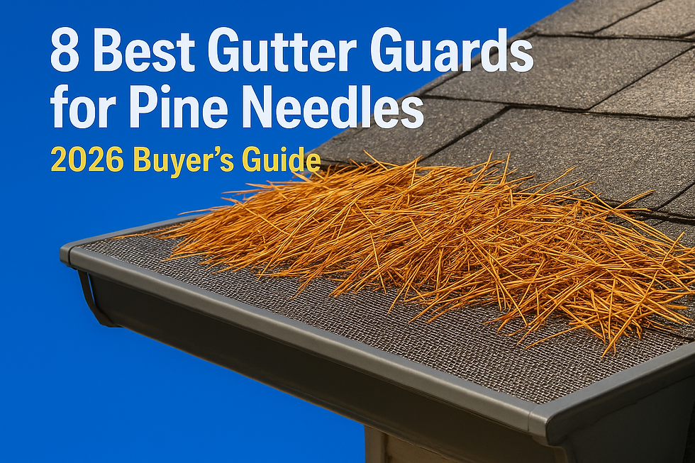 8 Best Gutter Guards for Pine Needles (2026 Buyer’s Guide)
