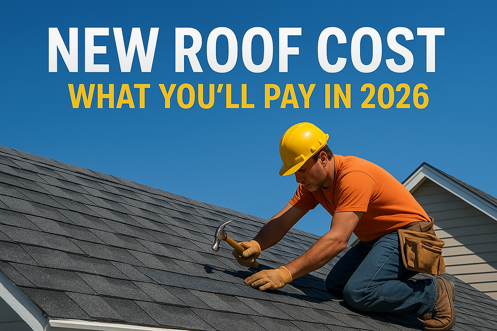 New Roof Cost: What You'll Pay in 2026
