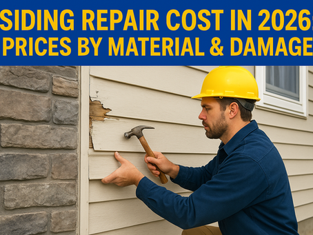 Siding Repair Cost in 2026: Prices By Material & Damage