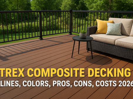 Trex Composite Decking: Lines, Colors, Pros, Cons, Costs 2026