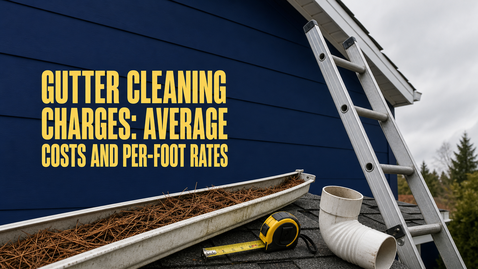 Gutter Cleaning Charges: Average Costs and Per-Foot Rates