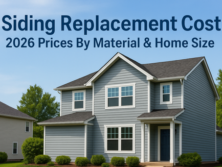 Siding Replacement Cost 2026 Prices By Material & Home Size