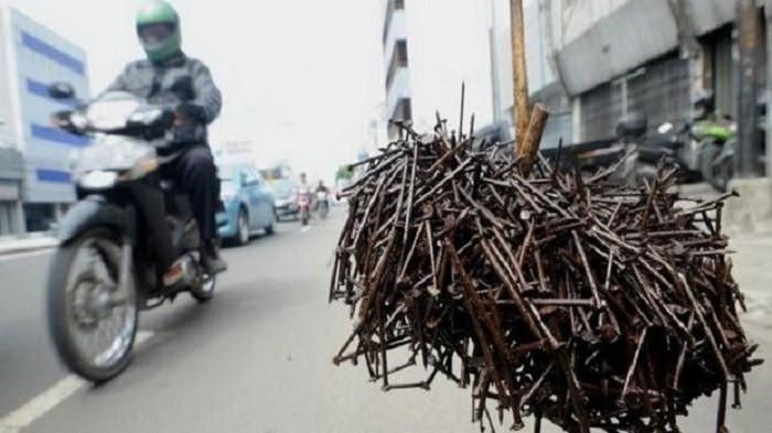 Ngeri! 4 Ton Ranjau Paku Terjaring di Jakarta dan Bekasi