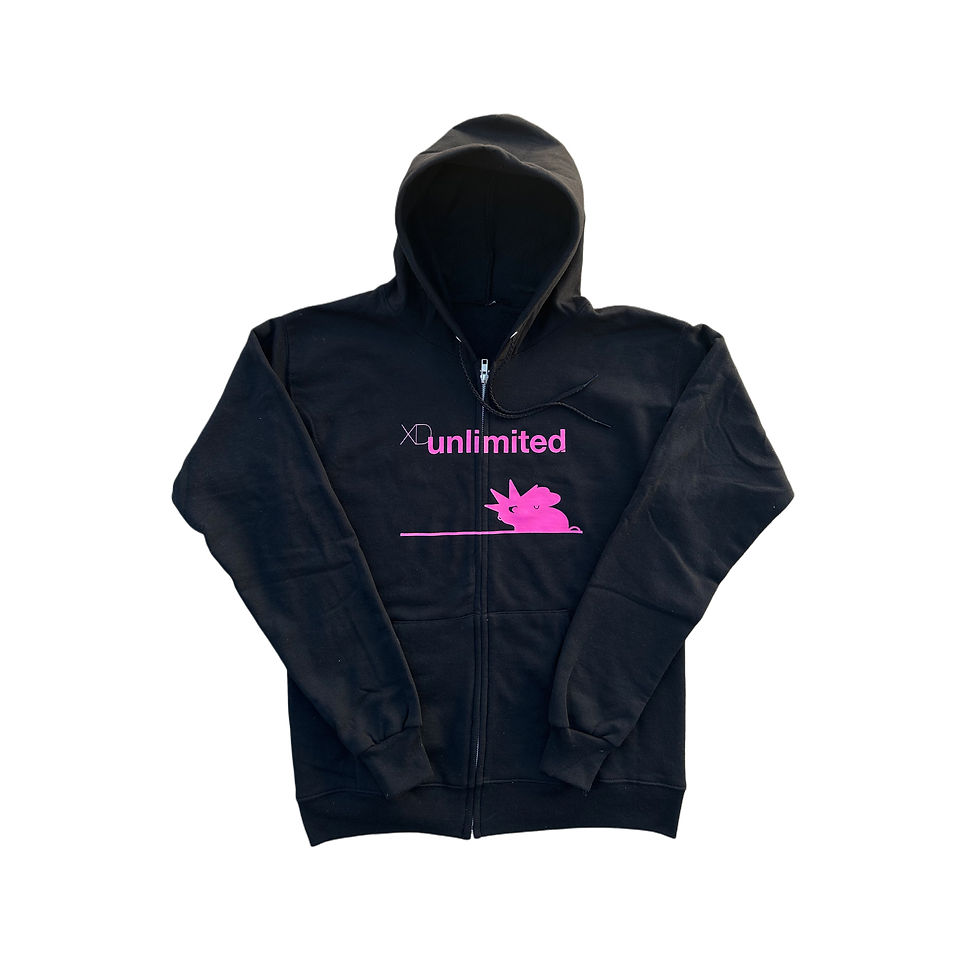 mohawk bunny zip-up + mystery t-shirt (LIMITED AMOUNT)