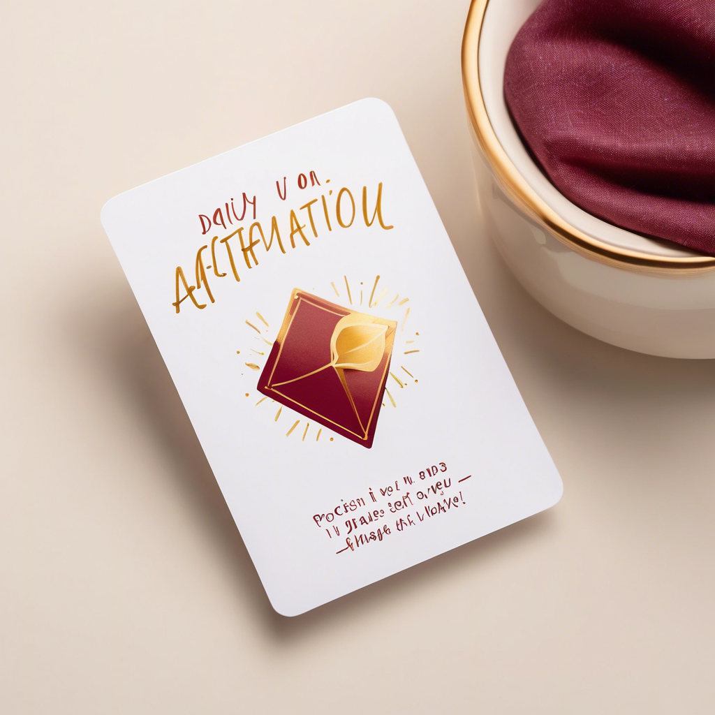 Daily Affirmation Cards
