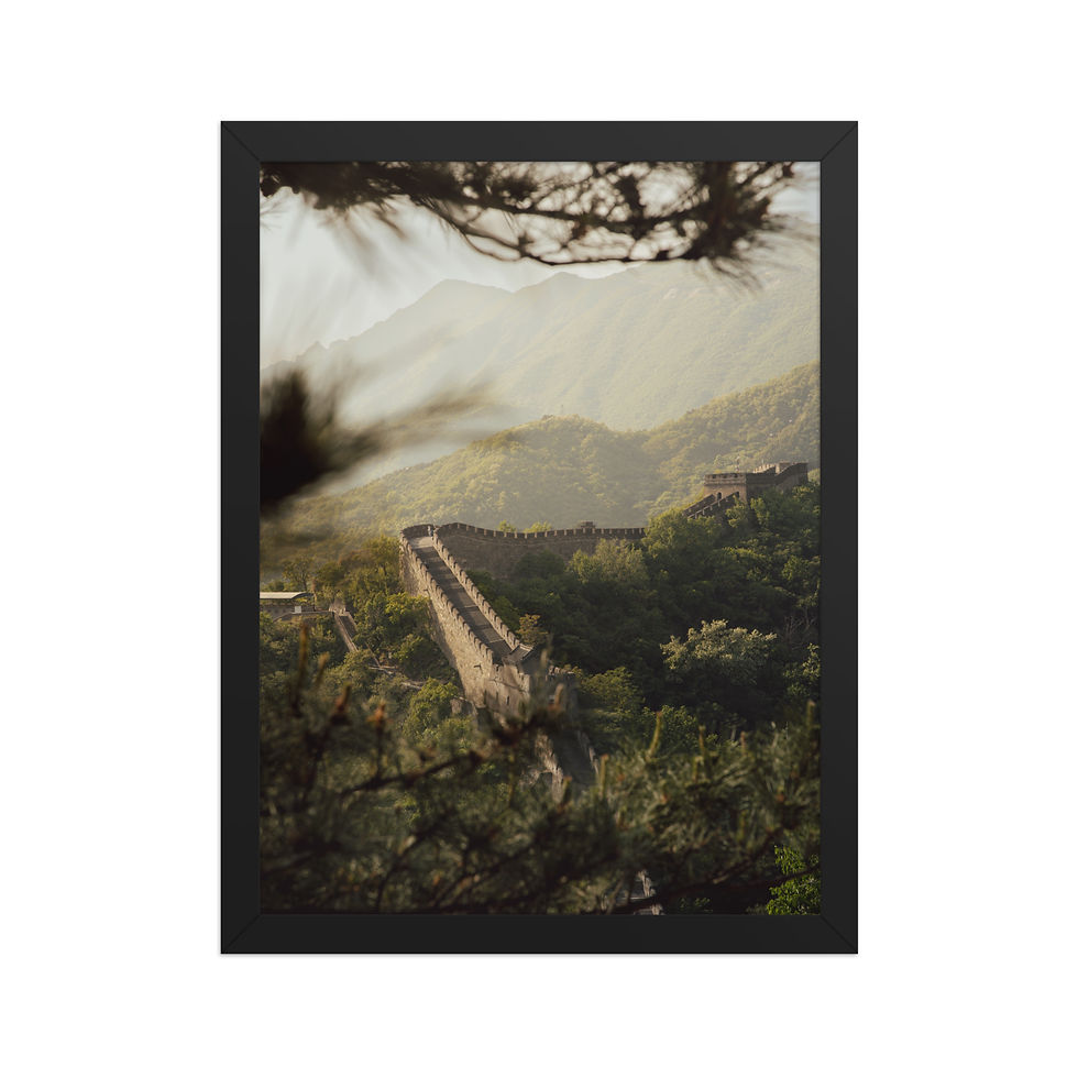 Thumbnail: Great Wall of China 2 - Framed Matte Paper Poster