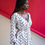 Thumbnail: linen print wrap dress