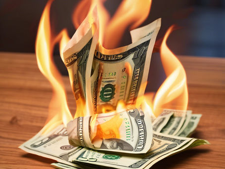 We are broke.